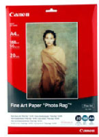 Canon A4 Fine Art Paper Photo Rag (FA-PR1) 20 pack (0587B006AA)